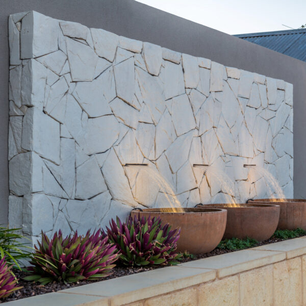 Arctic Stone Wall Cladding Water Feature - Limestone